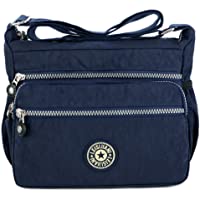  - MINGZE Mujer Bolsos de Moda- Impermeable Mochilas Bolsas de Viaje Bolso Bandolera Sport Messenger Bag Bolsos Mano para…
